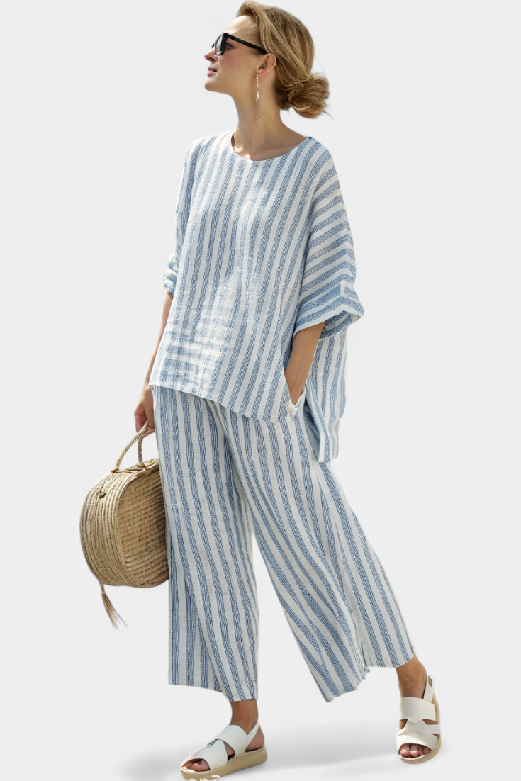 Livia™ – Elegant Linen Comfort Set