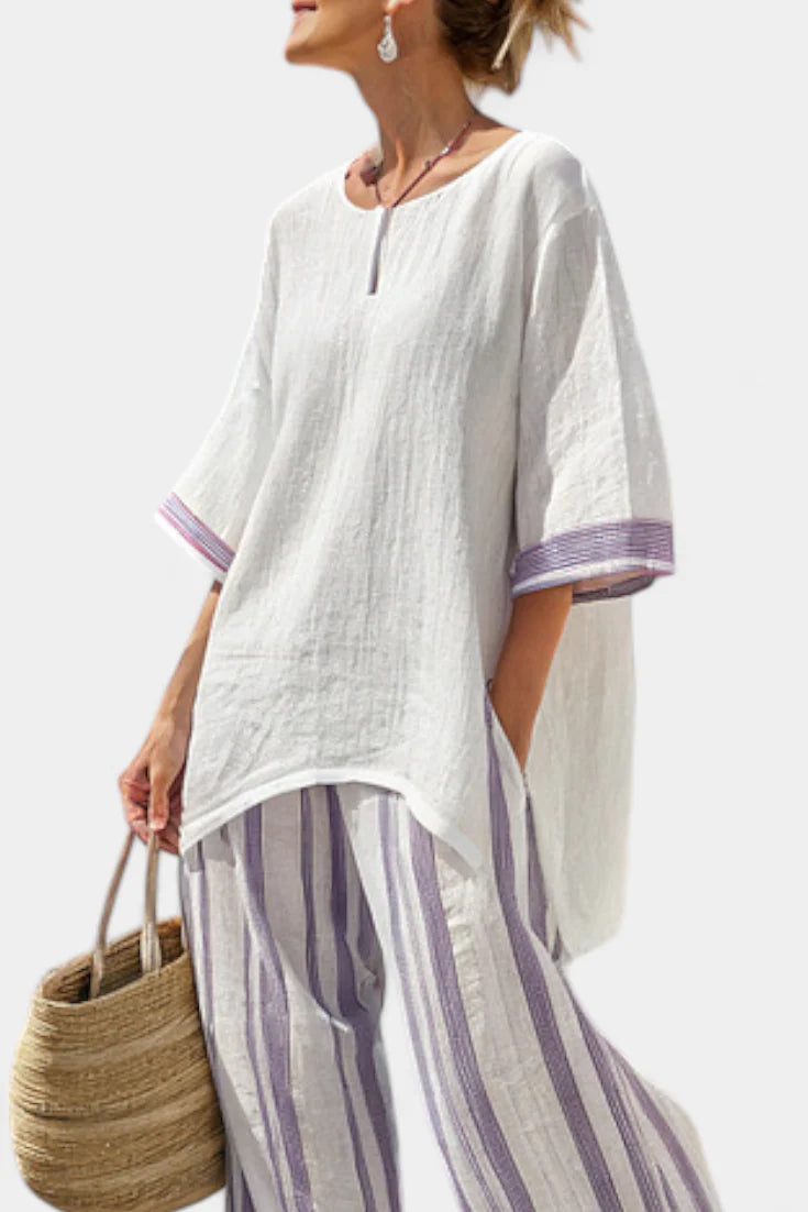 Livia™ – Elegant Linen Comfort Set