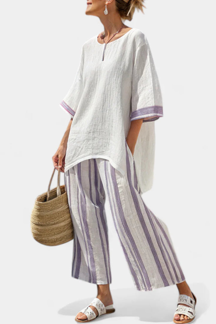 Livia™ – Elegant Linen Comfort Set