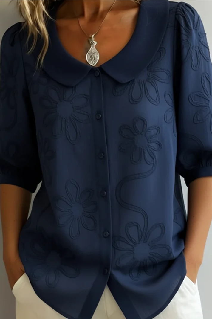 Fiora™ – Embroidered Floral Blouse