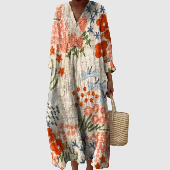 Maya | Artistic Abstract Dress