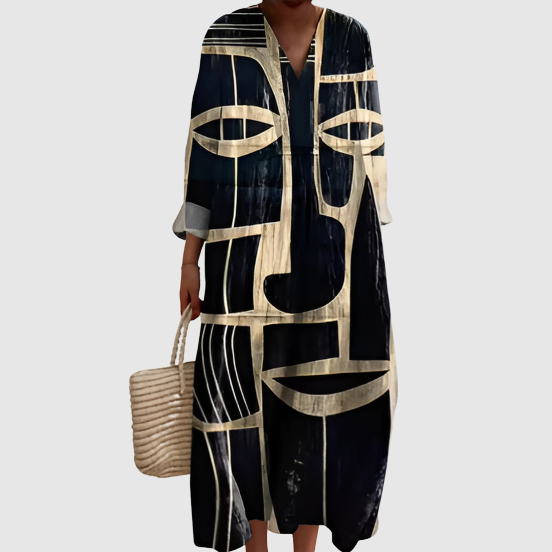 Luna | Prism Pattern Dress
