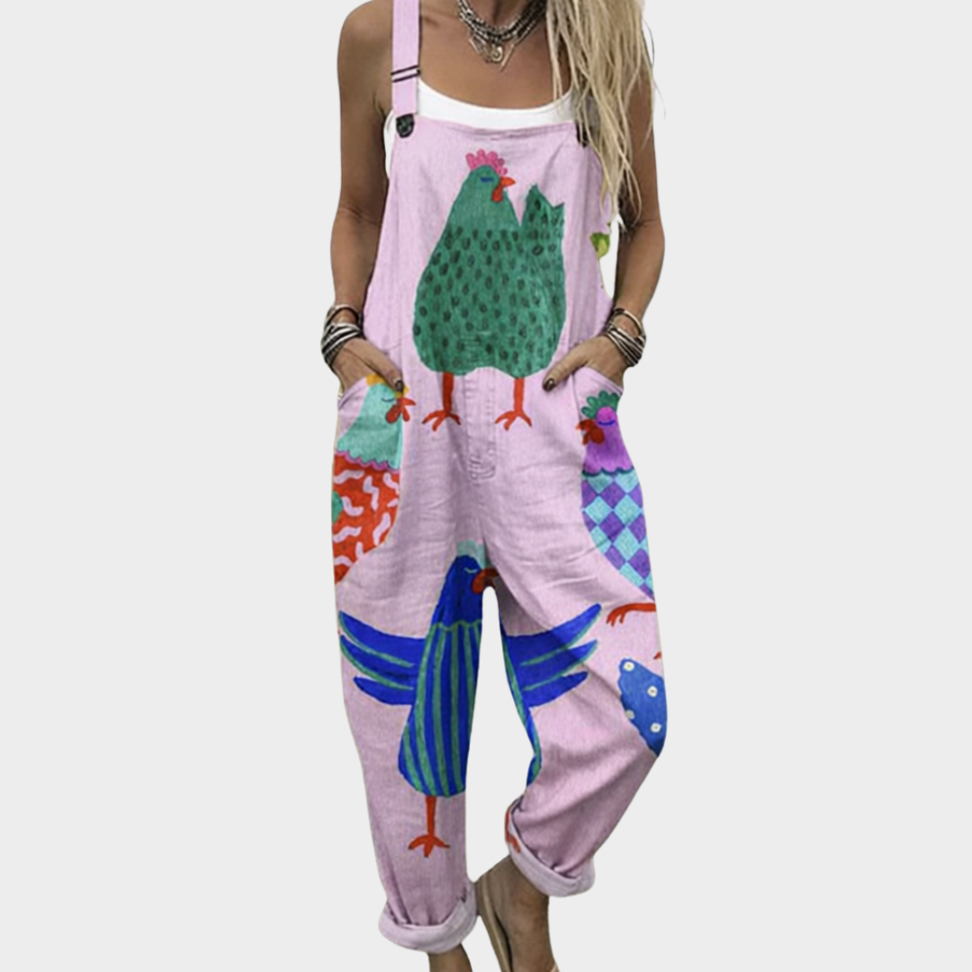 Cozy Printed Jumpsuit