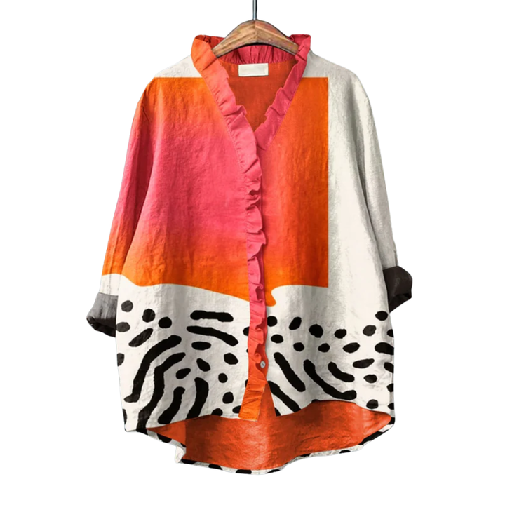 Melinda™ – Linen Summer Blouse