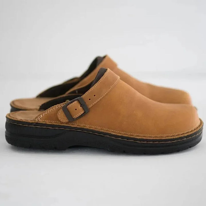 Althea™ – Orthopedic Comfort Leather Clogs