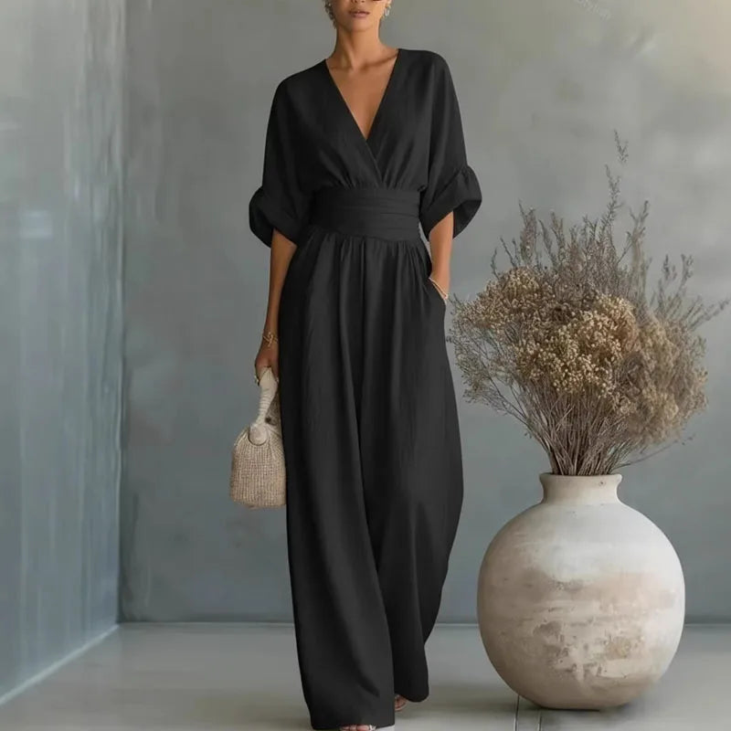 Soléa™ – Linen Jumpsuit