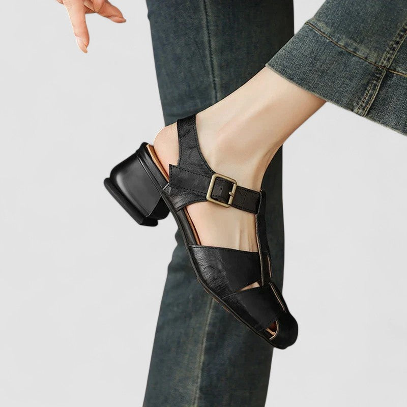 Amelia™ – Genuine Leather Mary Jane Shoes