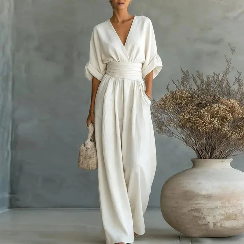 Soléa™ – Linen Jumpsuit