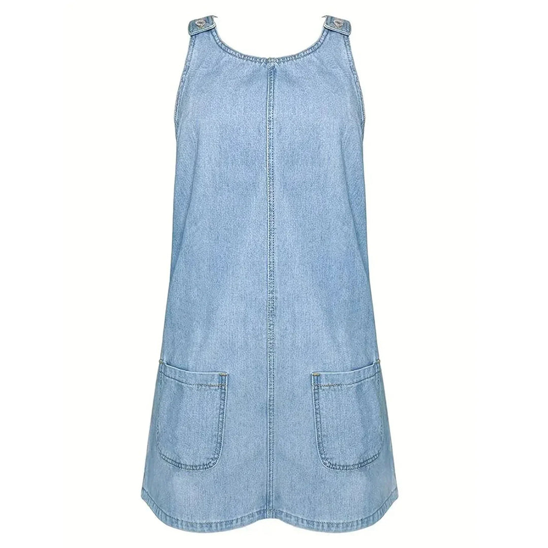 Saylor™ | Relaxed Denim-Style Dress