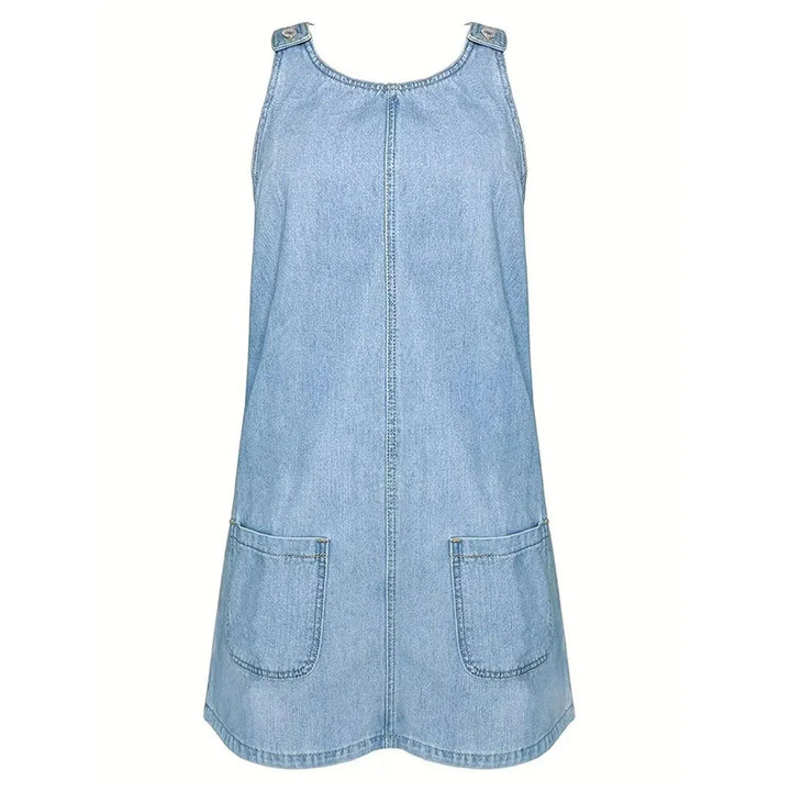 Saylor™ | Relaxed Denim-Style Dress