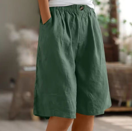 Renee™ – Breezy Linen Comfort Shorts
