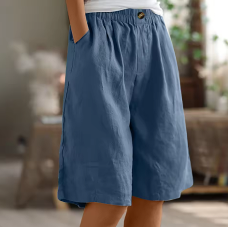 Renee™ – Breezy Linen Comfort Shorts