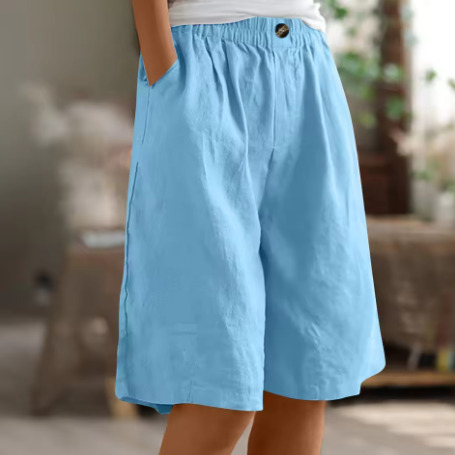Renee™ – Breezy Linen Comfort Shorts
