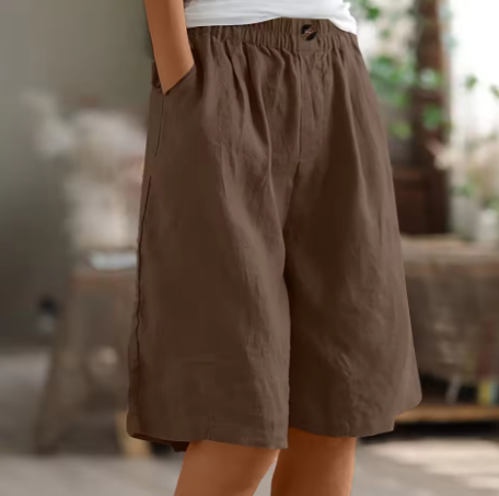 Renee™ – Breezy Linen Comfort Shorts