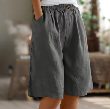 Renee™ – Breezy Linen Comfort Shorts