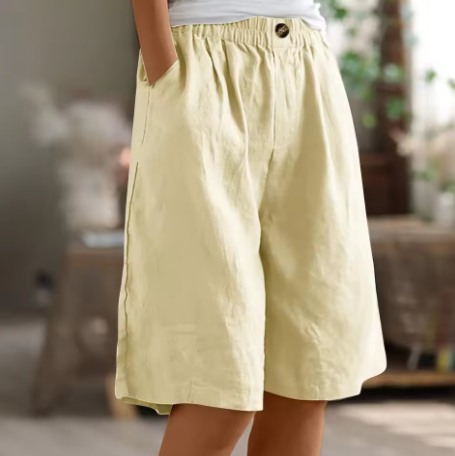 Renee™ – Breezy Linen Comfort Shorts