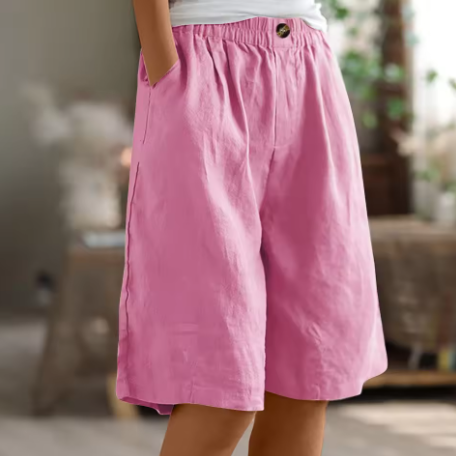 Renee™ – Breezy Linen Comfort Shorts