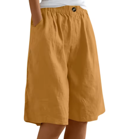 Renee™ – Breezy Linen Comfort Shorts