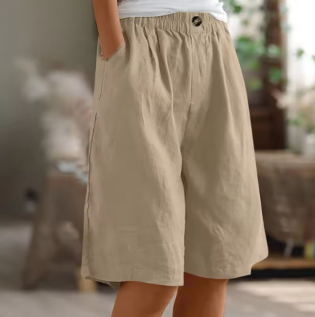 Renee™ – Breezy Linen Comfort Shorts