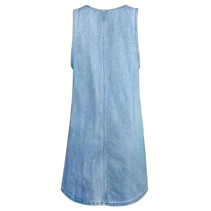 Saylor™ | Relaxed Denim-Style Dress