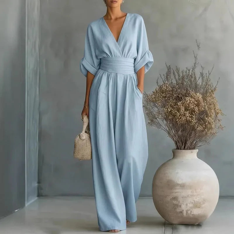 Soléa™ – Linen Jumpsuit