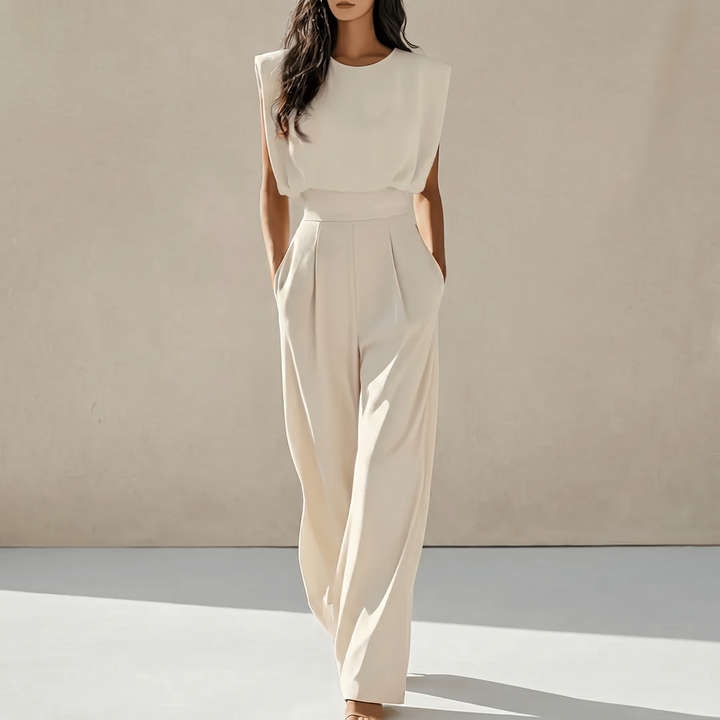 Ariia™ – Minimal Chic Sculpted Jumpsuit