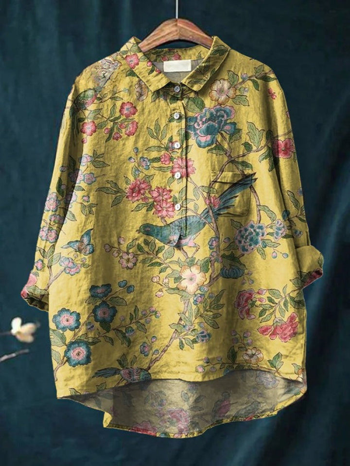 Tiziana – Printed Linen Shirt