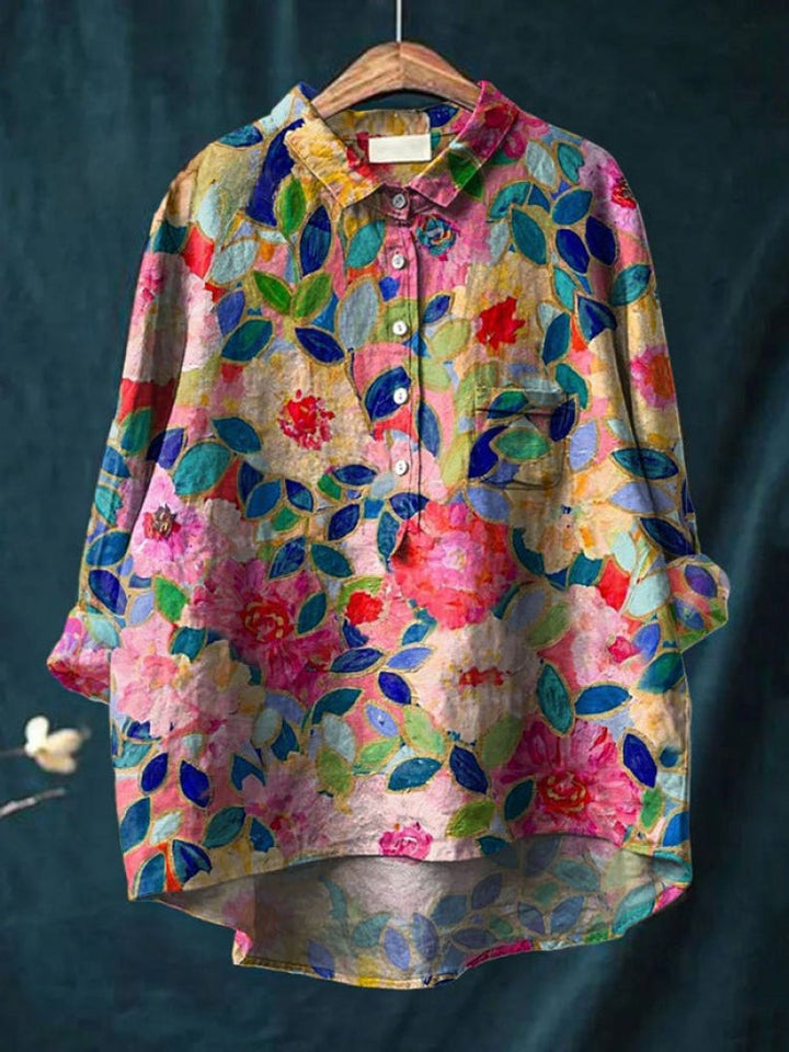Tiziana – Printed Linen Shirt