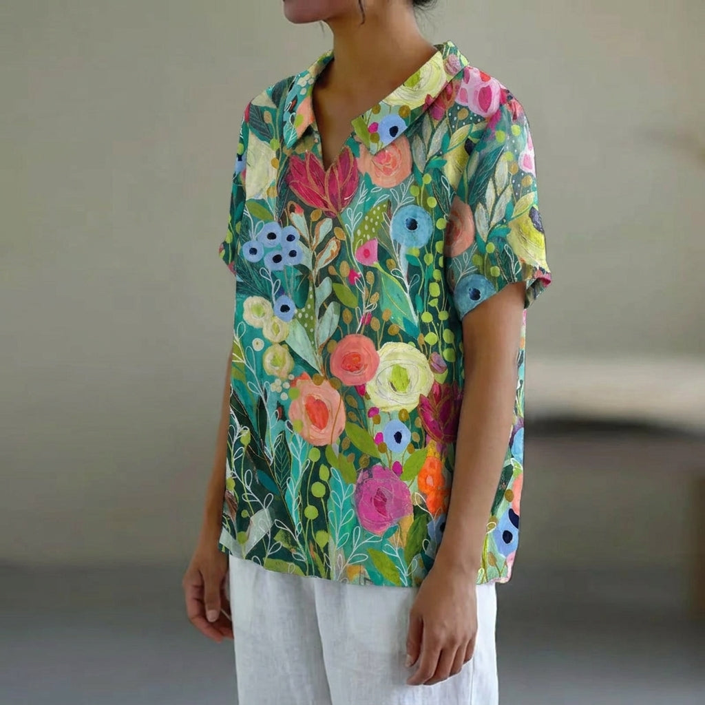 Daisy™ – Colorful Floral Shirt