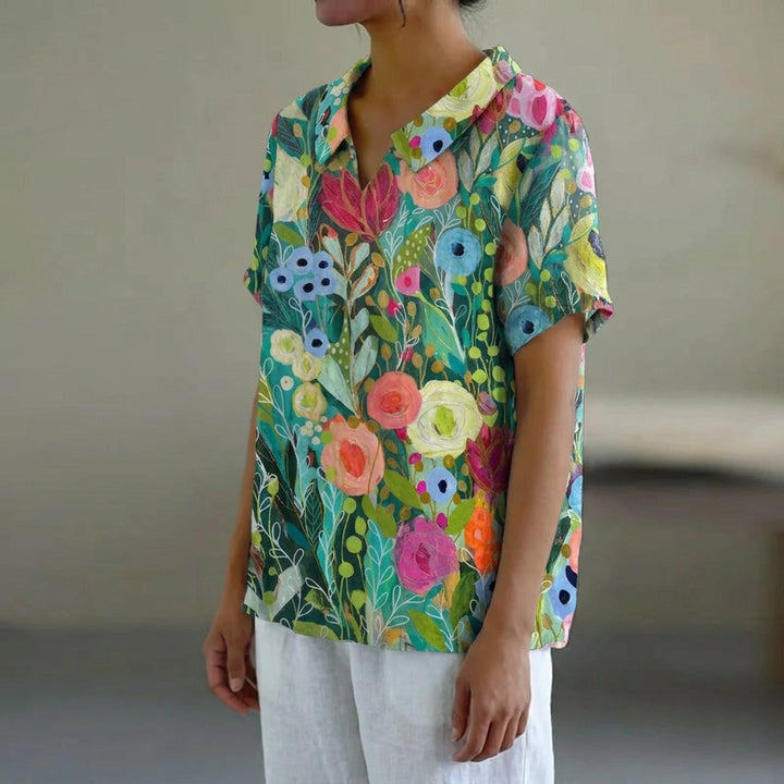 Daisy™ – Colorful Floral Shirt