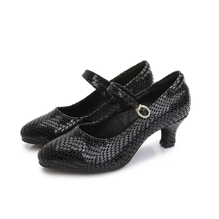 Norah™ – Elegant Retro Mary Jane Heels