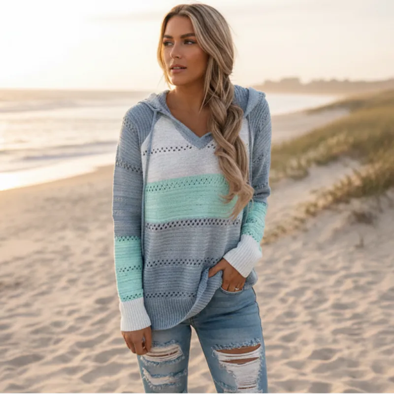 Celia™ – Cozy Beach Knit Sweater