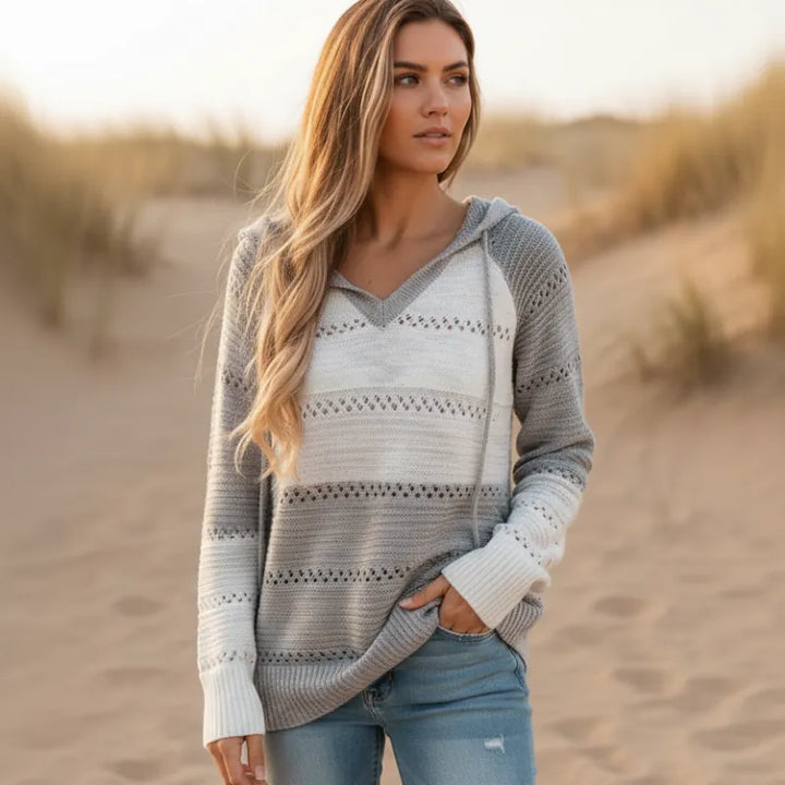Celia™ – Cozy Beach Knit Sweater