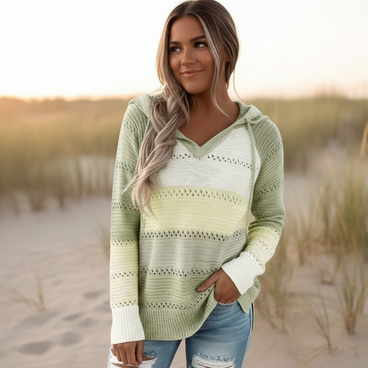 Celia™ – Cozy Beach Knit Sweater
