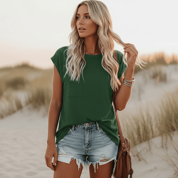 Amara™ – Soft Everyday Pocket Tee