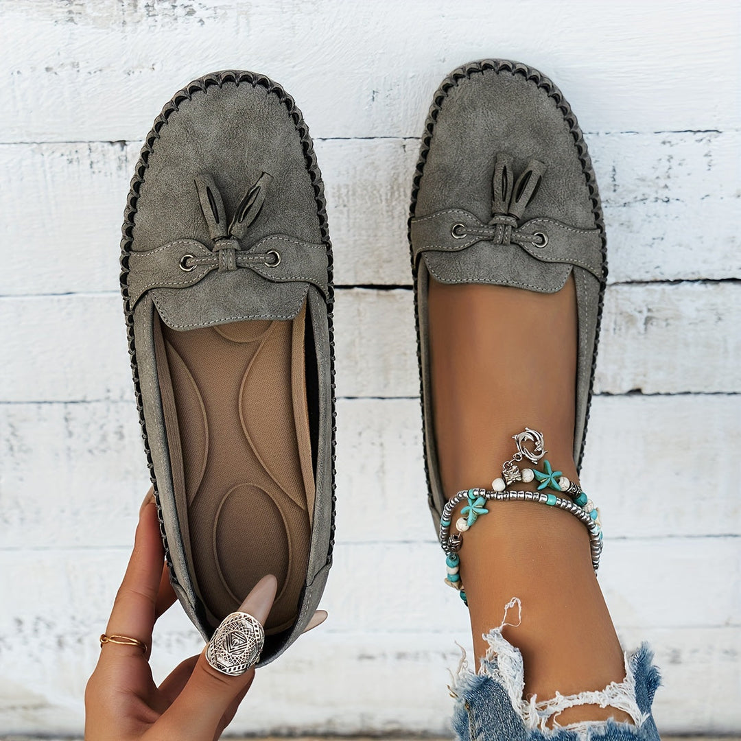 Nadine™ - Timeless Tassel Detail Loafers