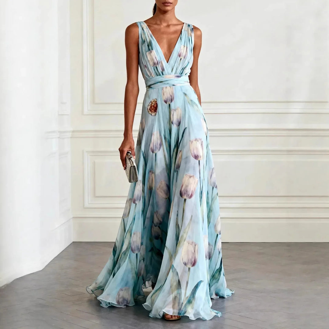 Evelina™ – Tulip Breeze Maxi Dress