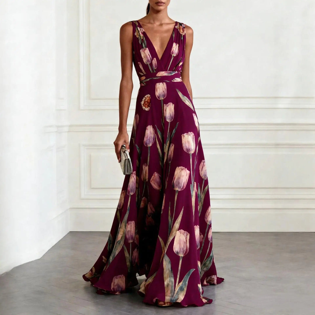 Evelina™ – Tulip Breeze Maxi Dress