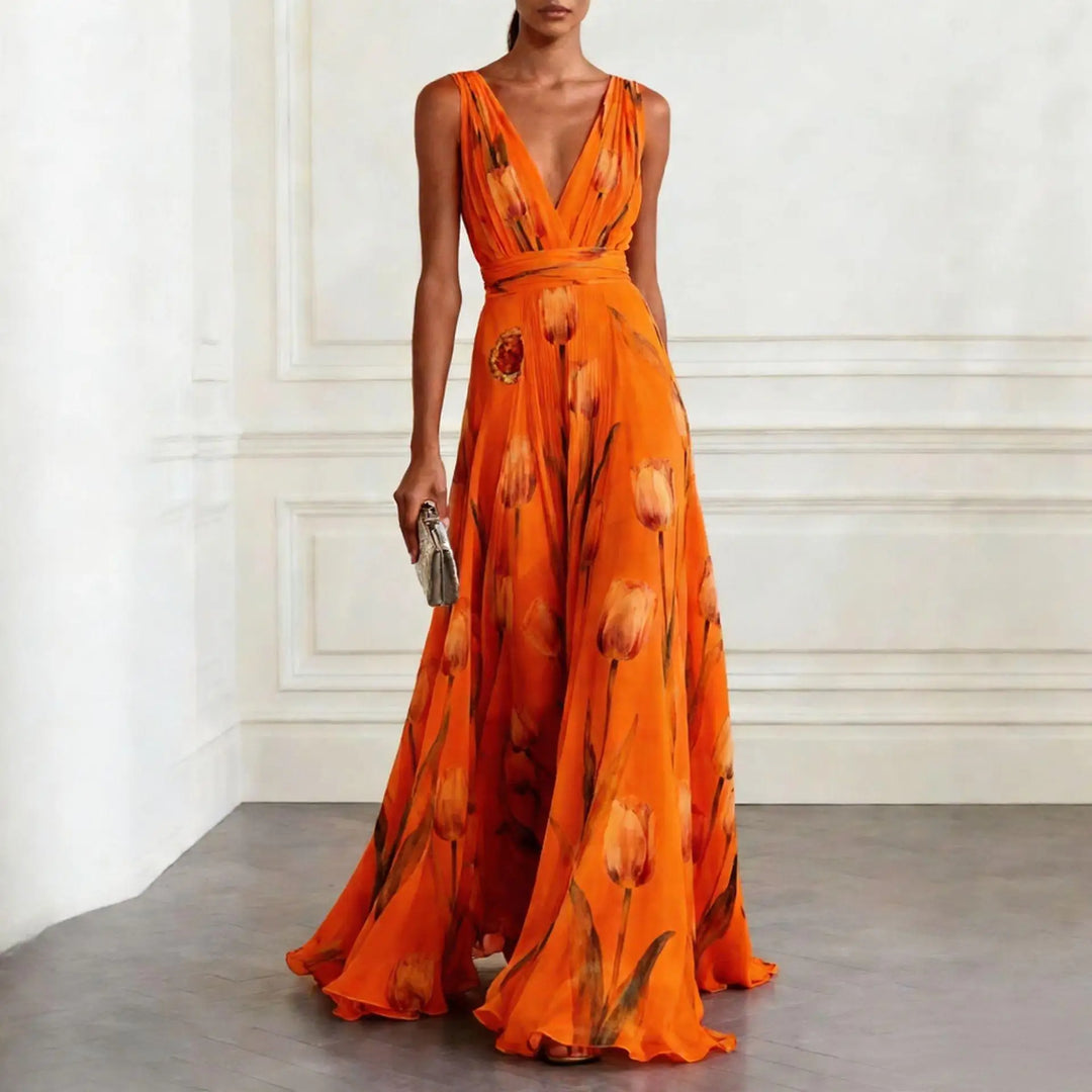 Evelina™ – Tulip Breeze Maxi Dress