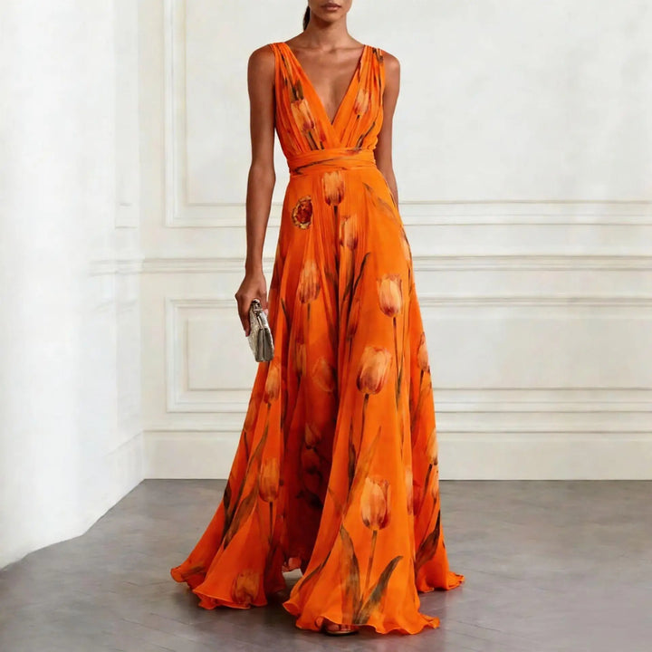 Evelina™ – Tulip Breeze Maxi Dress