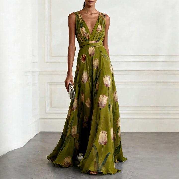 Evelina™ – Tulip Breeze Maxi Dress