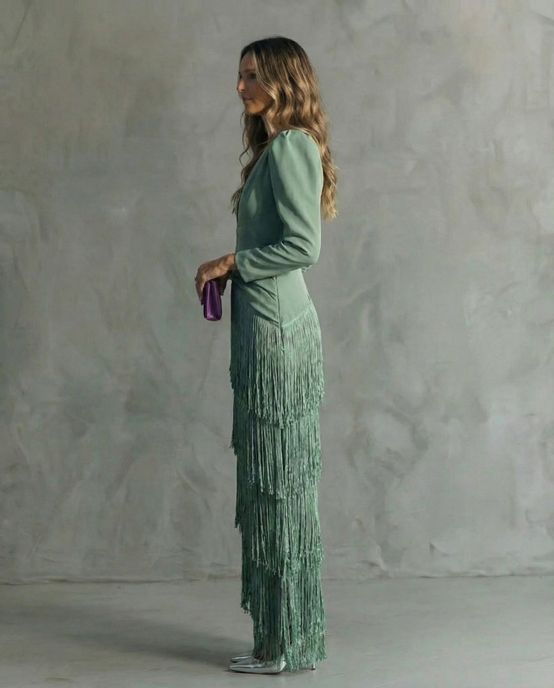 Seraphina™ – Chic Fringe Midi Dress