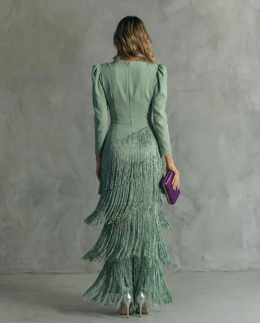 Seraphina™ – Chic Fringe Midi Dress