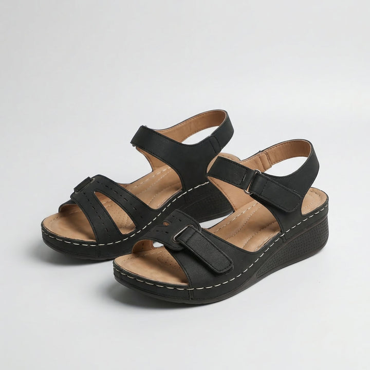 Sandy™ - Cozy Orthopedic Wedge Sandals for Ultimate Comfort