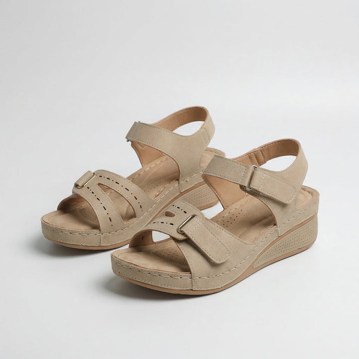 Sandy™ - Cozy Orthopedic Wedge Sandals for Ultimate Comfort