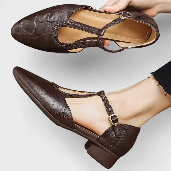 Valeria™ – Orthopedic Leather Comfort Shoes