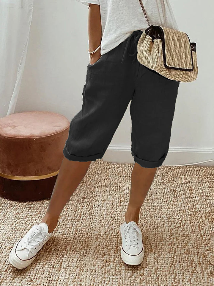 Emma™ – Relaxed Cotton Bermuda Shorts