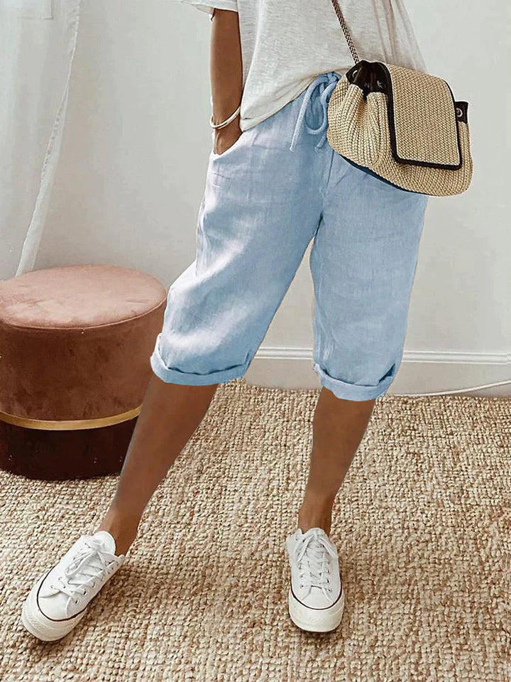 Emma™ – Relaxed Cotton Bermuda Shorts