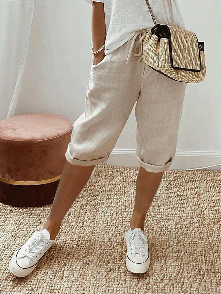 Emma™ – Relaxed Cotton Bermuda Shorts