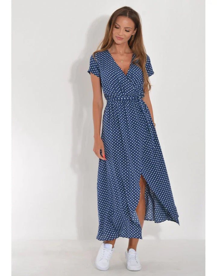 Julia™ – Elegant V-Neck Sculpting Dress